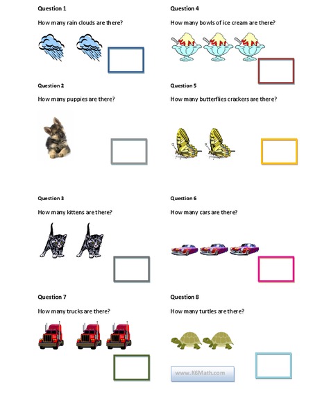 Counting 1-3 Worksheet