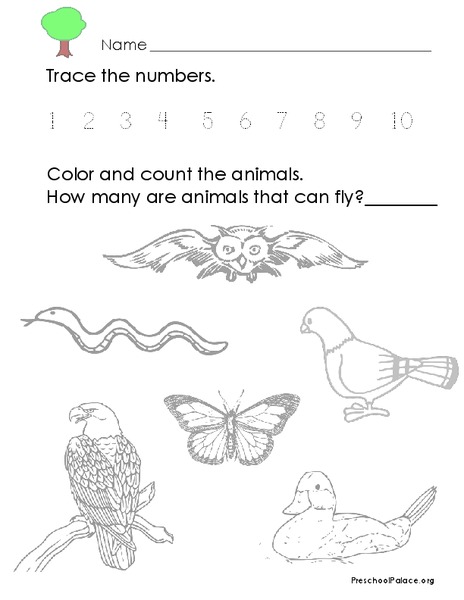Counting Animals Printables