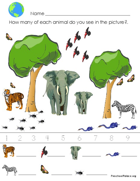 Counting Animals Lesson Plan