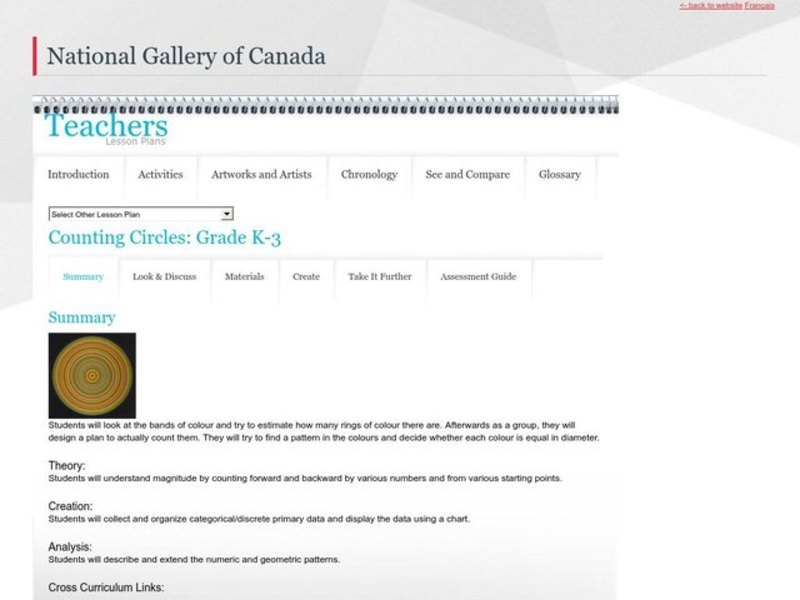 Counting Circles Lesson Plan