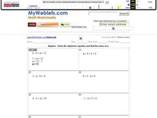Nine Solving Algebraic Equations Problems Interactive