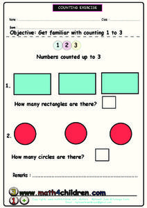 Counting Exercise Worksheet
