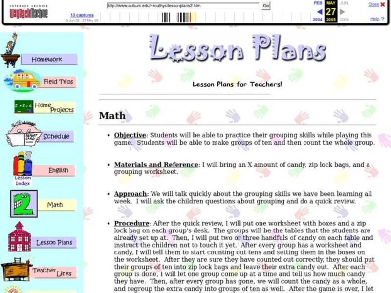 Counting in Tens Lesson Plan