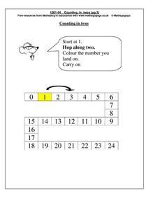 Counting In Twos Worksheet