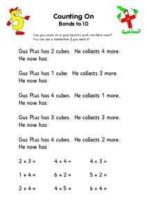 Counting On Worksheet