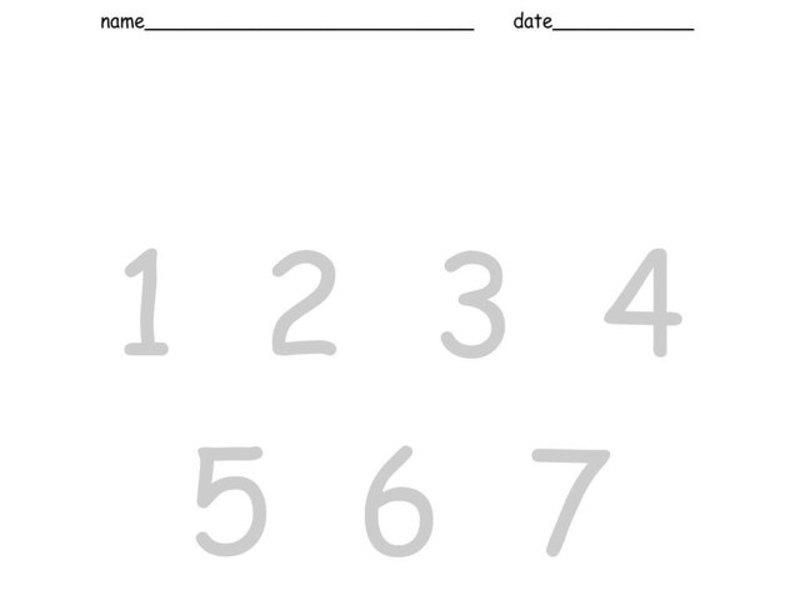 Counting One to Ten Organizer