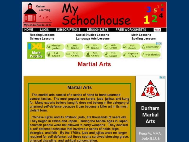 Martial Arts Interactive