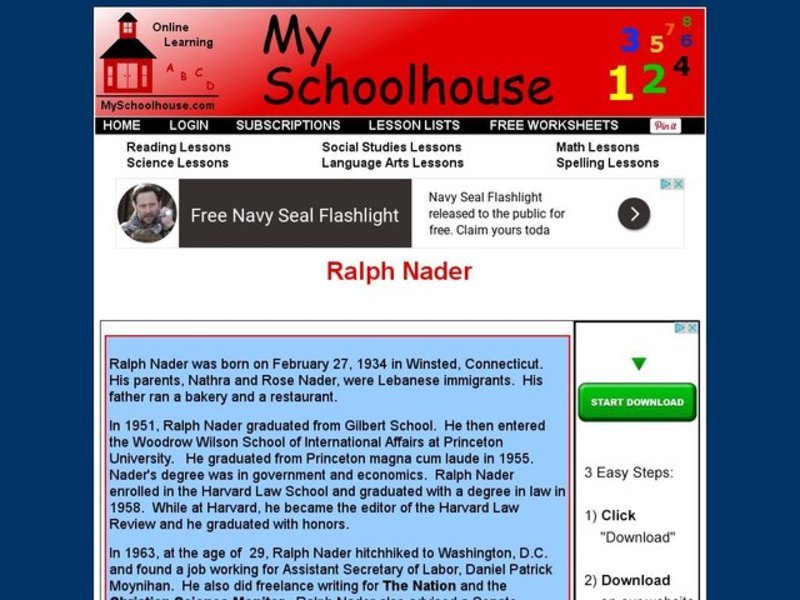 Ralph Nader Interactive