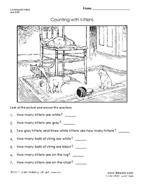 Counting the Kittens Worksheet