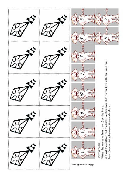 Counting to Ten Worksheet