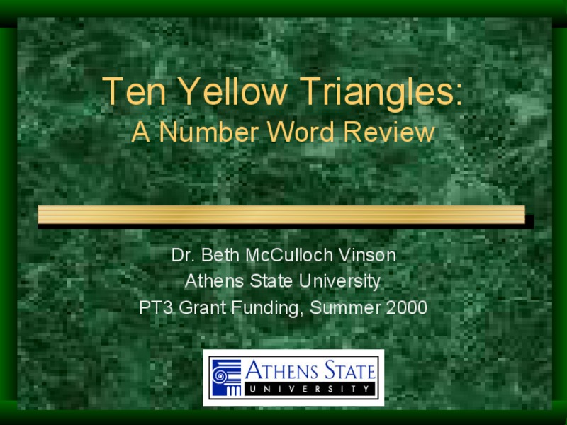 Counting Triangles PPT