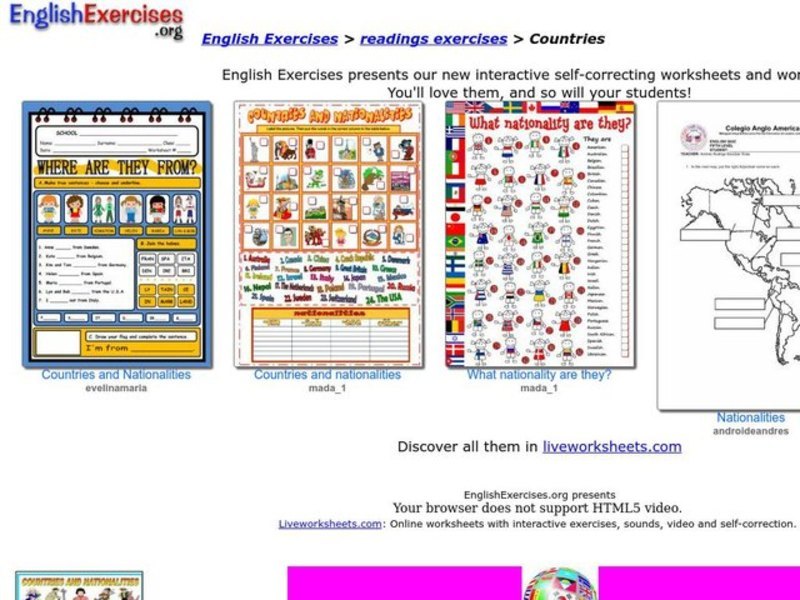 Countries Interactive