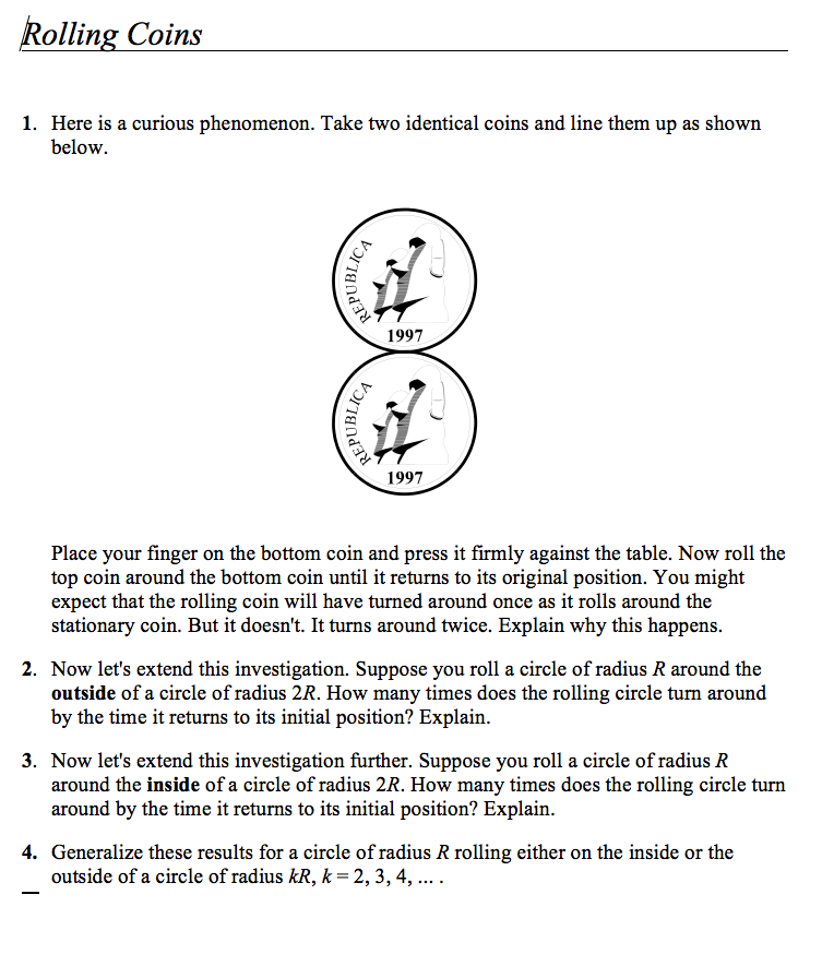 Rolling Coins Assessment