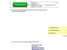 Counting pictures Worksheet