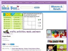 Crayon Resist Activity