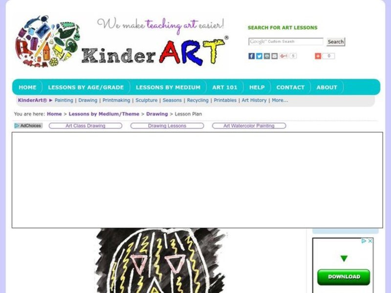 Crayon Resist Lesson Plan