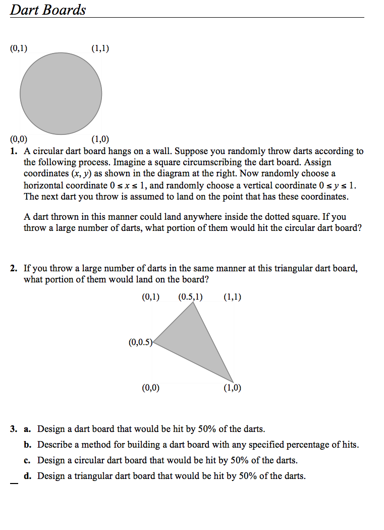 Dart Boards Assessment