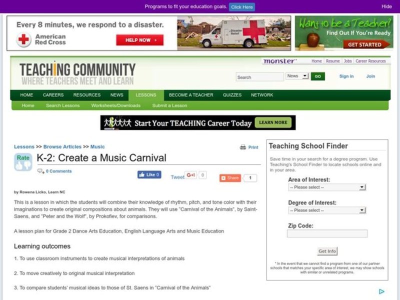 Create a Music Carnival Lesson Plan