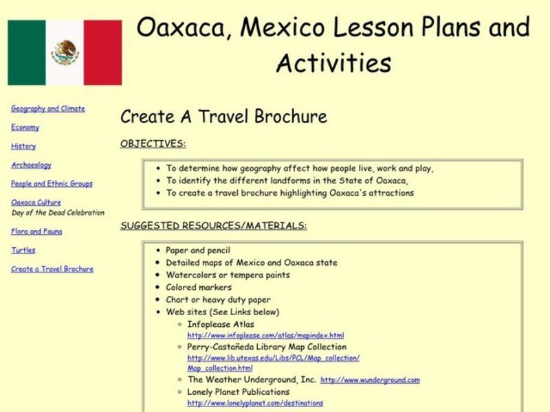 Create A Travel Brochure Lesson Plan
