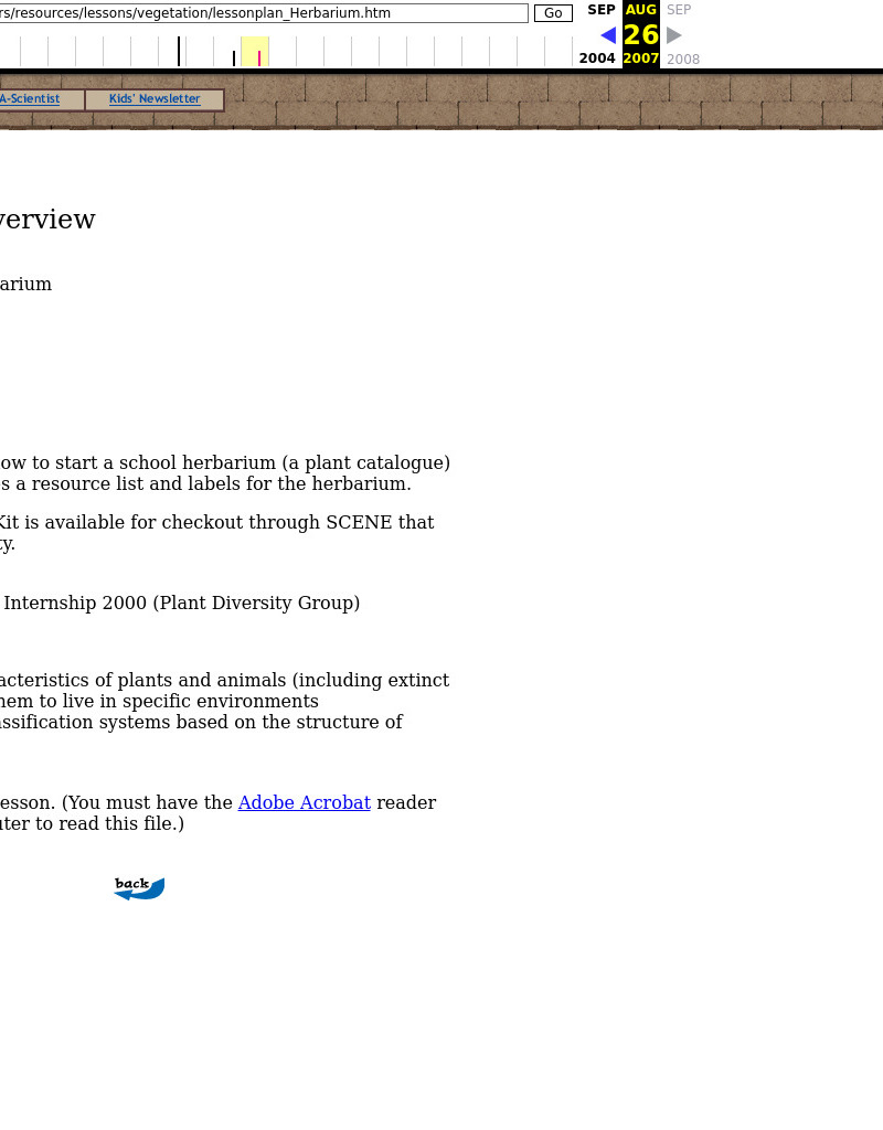 Creating a School Herbarium Lesson Plan