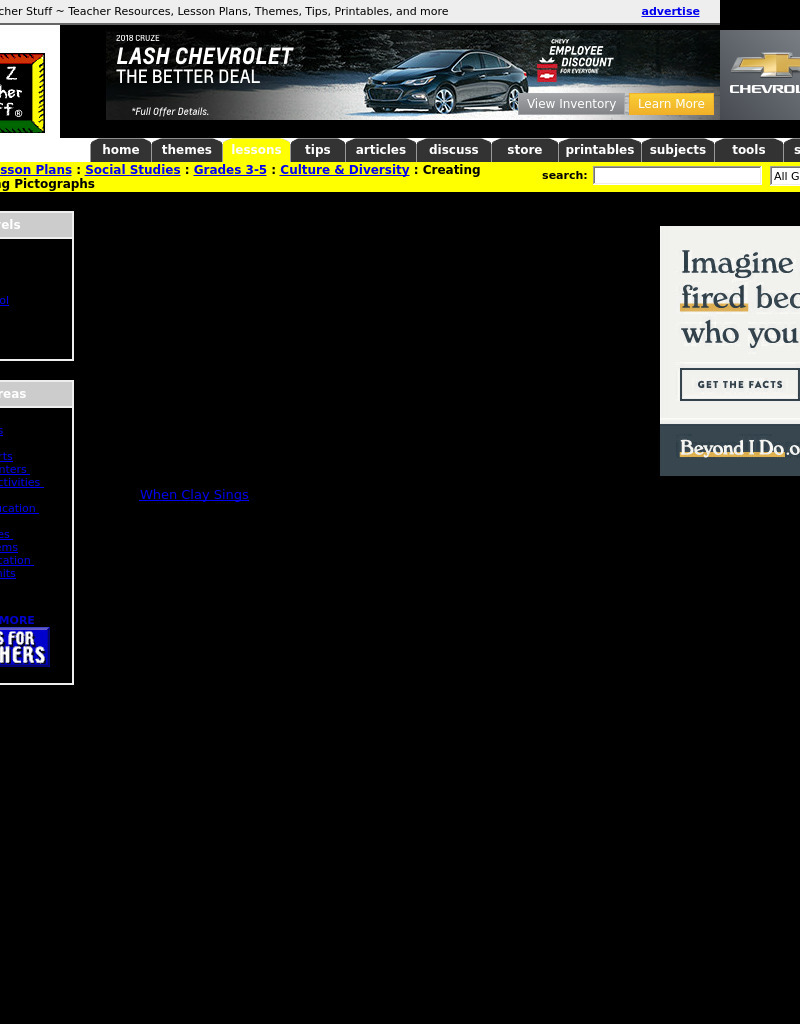 Creating Stories Using Pictographs Lesson Plan