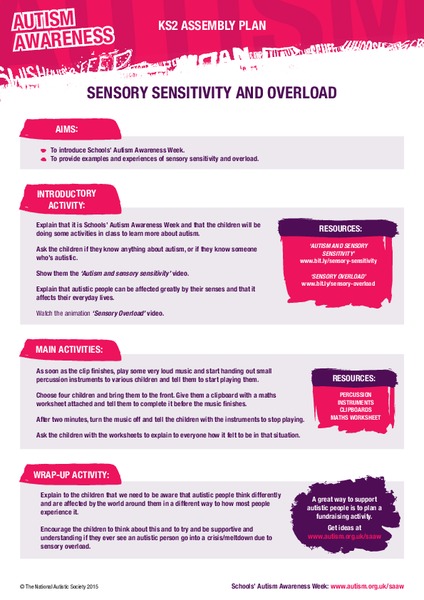 Autism Awareness Activity