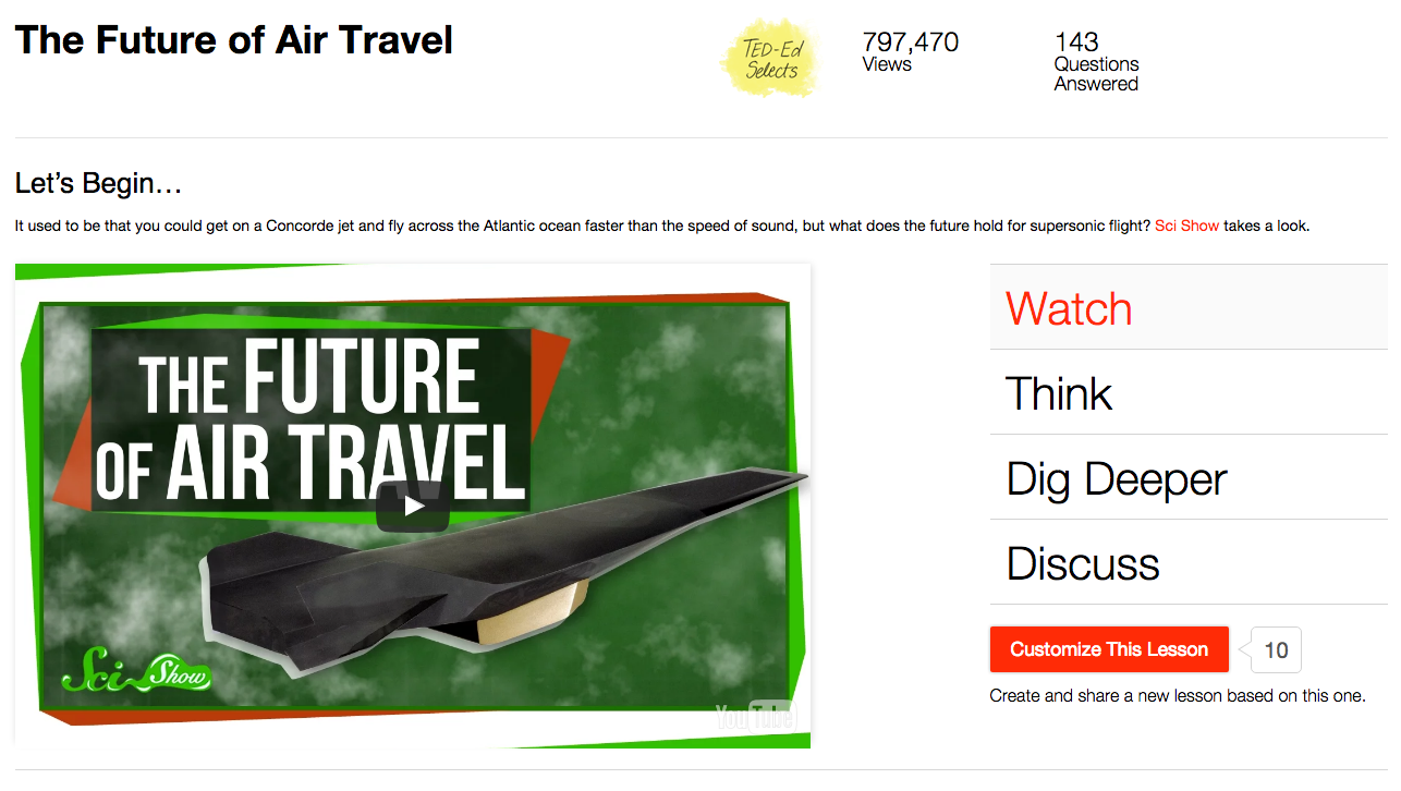 The Future of Air Travel Instructional Video