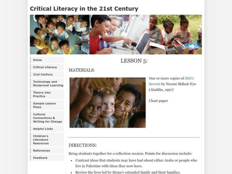 Critical Literacy in the 21st Century Lesson Plan
