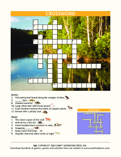 Crossword Lesson Plan