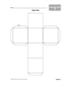 Cube Net Worksheet