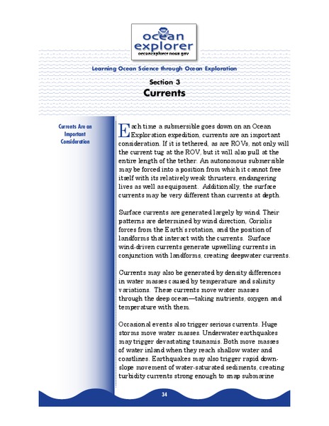 Currents Lesson Plan