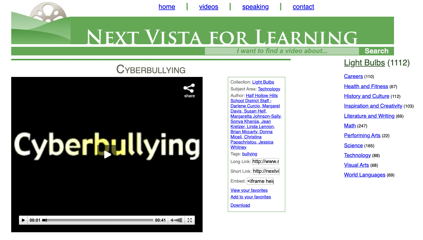 Cyberbullying Instructional Video