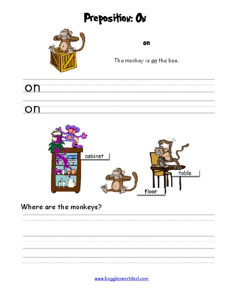 Preposition: On Interactive