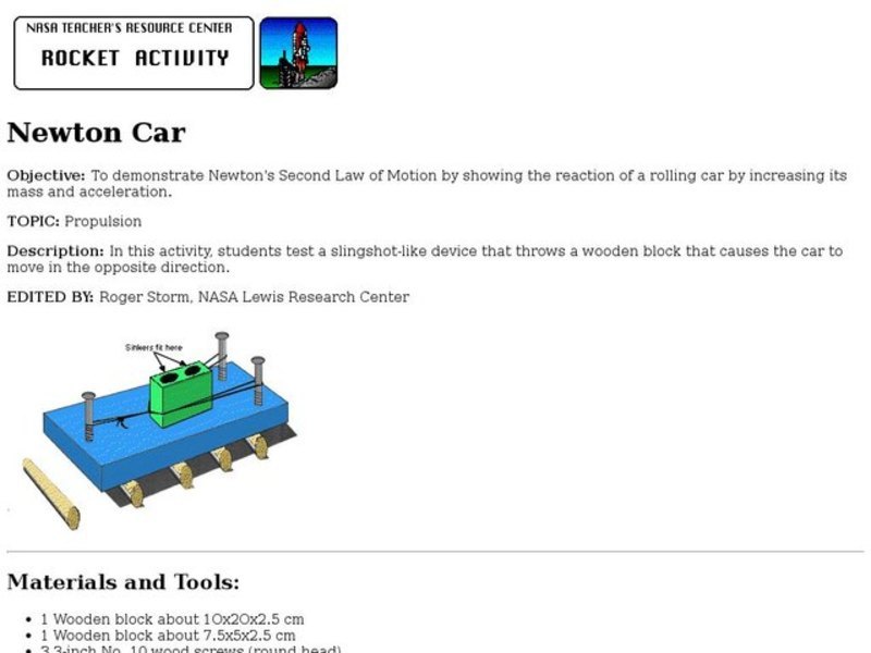 Rocket Activity Lesson Plan