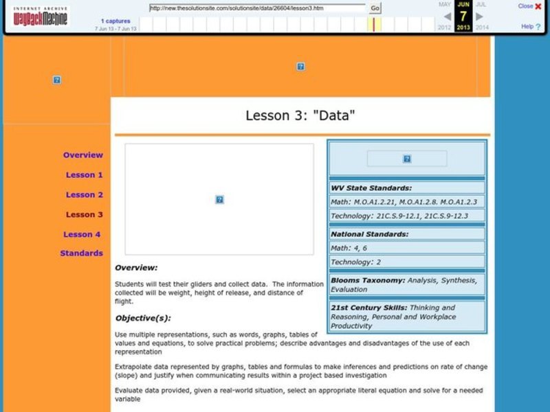 Data Lesson Plan