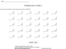 Multiplication: Math 4 Interactive