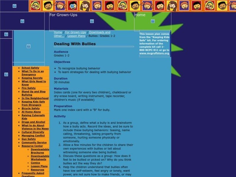 Dealing With Bullies Lesson Plan