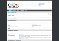 Number Clues Lesson Plan