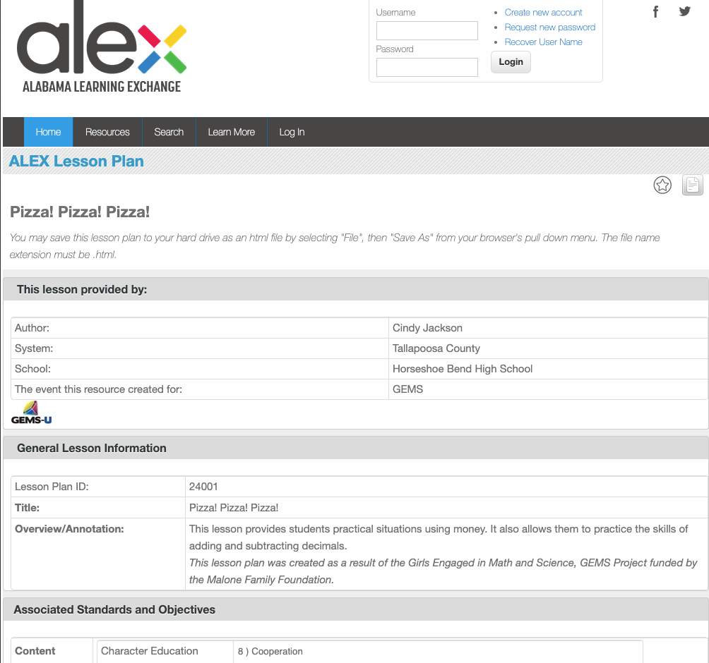 Pizza! Pizza! Pizza! Lesson Plan