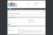 Probability with Tree Diagrams Lesson Plan