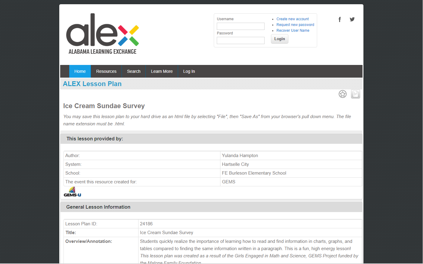 Ice Cream Sundae Survey Lesson Plan
