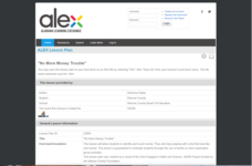 No More Money Trouble Lesson Plan