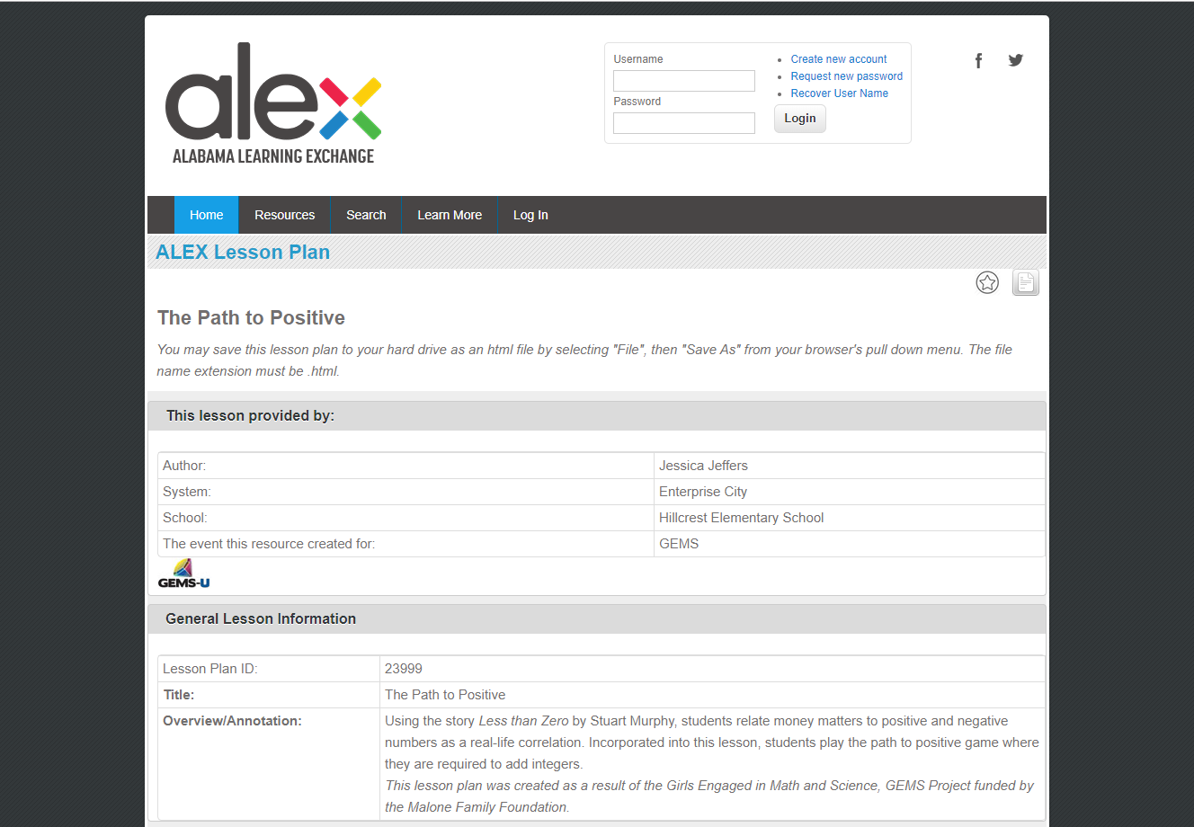 The Path to Positive Lesson Plan