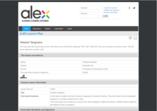 Twisted Tangrams Lesson Plan