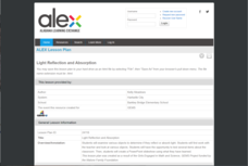 Light Reflection and Absorption Lesson Plan