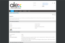 Light Is Lesson Plan