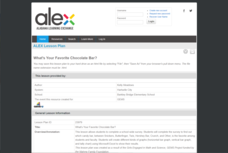 What's Your Favorite Chocolate Bar? Lesson Plan