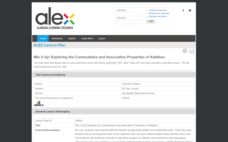 Mix it Up! Exploring the Commutative and Associative Properties of Addition Lesson Plan