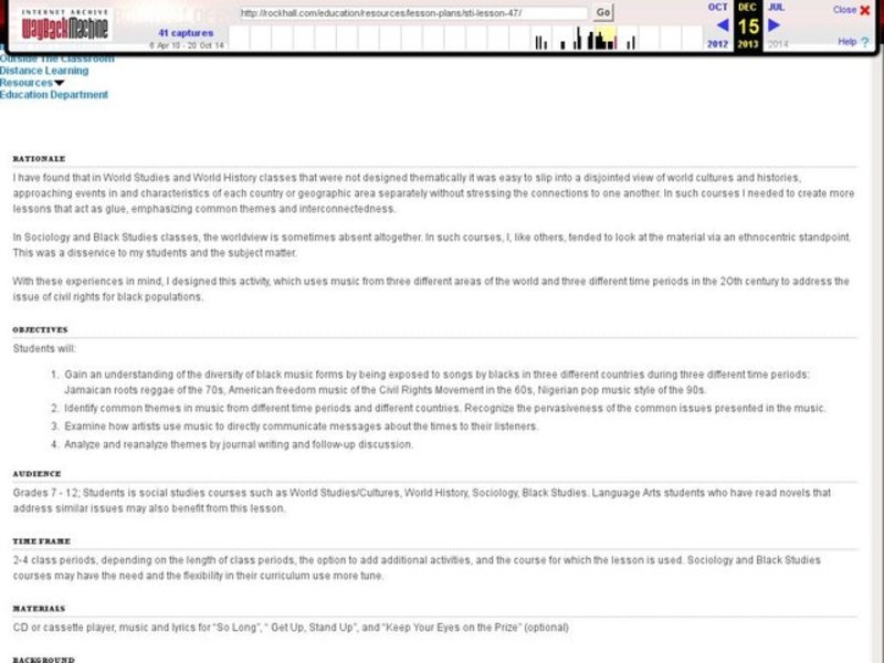 GET UP, STAND UP: Fighting for Rights Around the World Lesson Plan