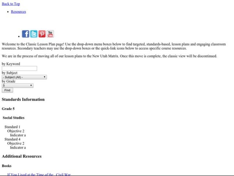 Clothesline Sleuth Lesson Plan